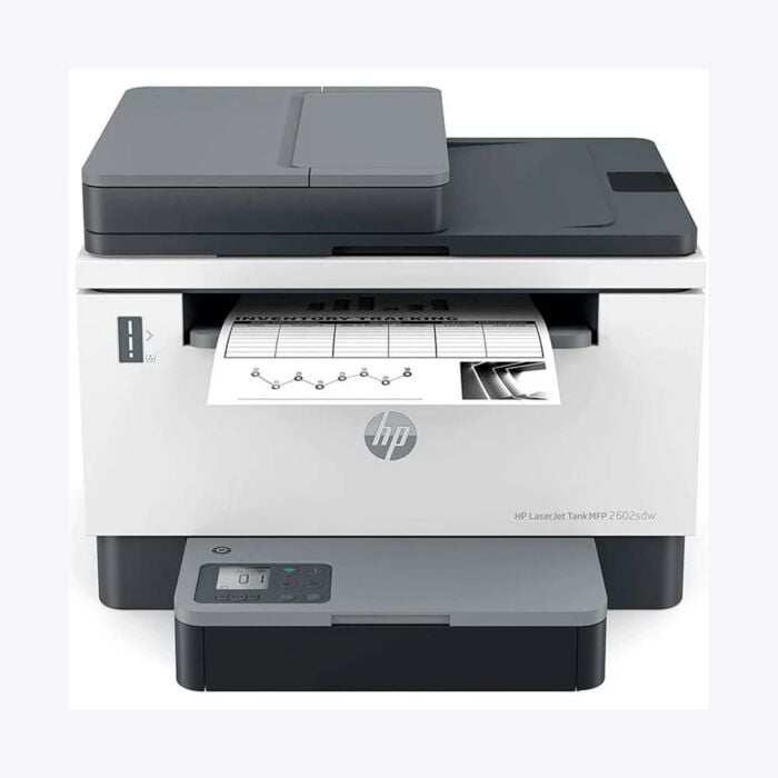 HP LaserJet Tank MFP 2602sdw Monochrome Duplex Wireless Printer (White Grey, NEW)