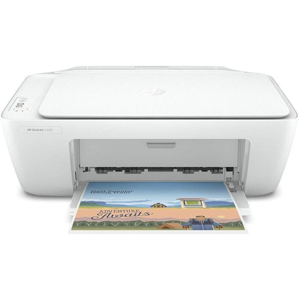 HP DeskJet 2320 All-in-One Color Inkjet Printer Print Copy Scan (White, 1 Year Shop Warranty)
