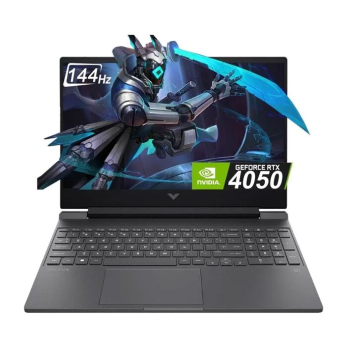 HP Victus 15 FA2082WM - 13th Gen Core i5 13420H 8-Core Processor 16-GB 512-GB SSD 6-GB NVIDIA GeForce RTX 4050 GDDR6 GC 15.6" Full HD 1080p IPS 144Hz Micro-Edge AG Display DTS:X Ultra Audio Backlit KB TPM W11 (Mica Silver, NEW)