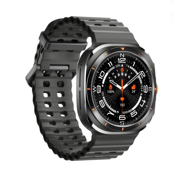 JS WATCH7 ULTRA 1.43 AMOLED DISPLAY WATERPROOF IP68 SMART WATCH WITH FITCLOUDPRO APP BLACK