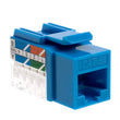 COMMSCOPE Cat 6 IO Tool-less Keystone Jack 110 UTP Blue