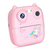 D8S CHILDRENS TIME FRONT/BACK REAR HD DIGITAL THERMAL PRINT CAMERA 1080P 48MP PINK
