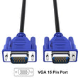 VGA CABLE MALE TO MALE 1.5M BLUE