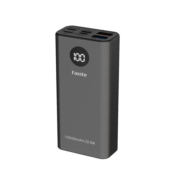 FAXITE M10PRO 10000mah 22.5W METAL DIGITAL DISPLAY QUICK CHARGE 4.0 POWER BANK
