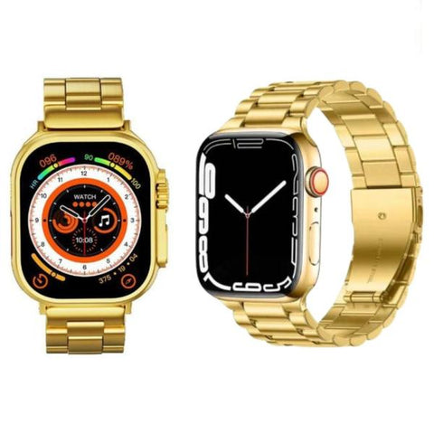 NEW G9 ULTRA PRO GOLD COLOR EDITION SERIES 9 SMART WATCH WITH QdFit Pro APP