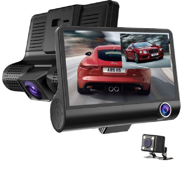 WDR Dashcam 3 Camera Lens Video Car DVR Full HD 1080P  WDR Dashcam 3 Camera Lens Video Car DVR Full HD 1080P -