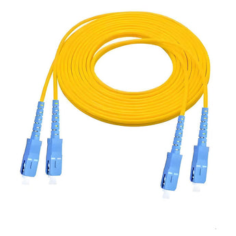 FIBER PATCHCORD SC/UPC SM DUPLEX DUAL CORE OPTICAL CABLE 5M
