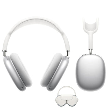 AIRAPPLE PODS MAX WIRELESS ANC HEADPHONE WITH POUCH SILVER