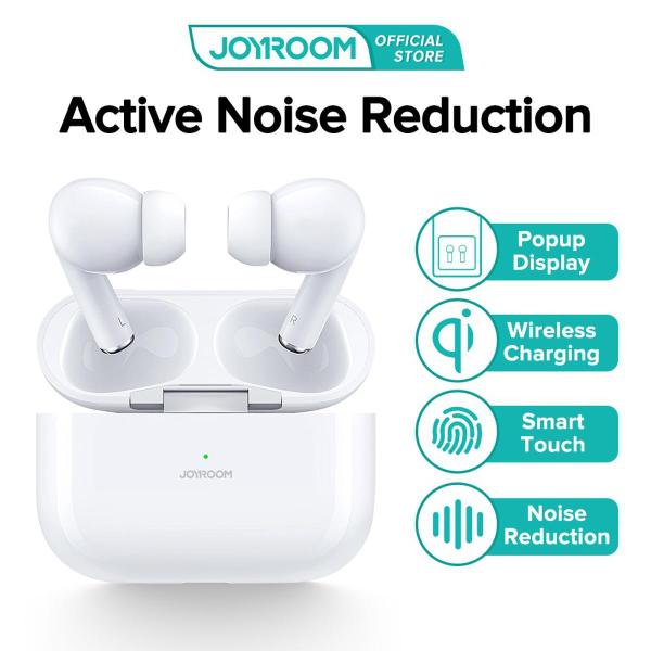 oyJroom Jr-T03s Pro Anc Noise Cancellation With Pop Up Windows Wireless Earbuds Original White