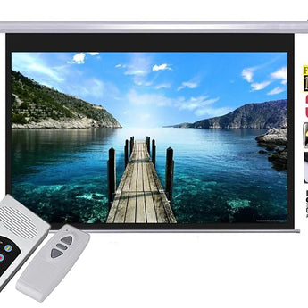 Projector Screen 120 inch Electric Motorised 6x8 Feet 4:3MW Speed-X