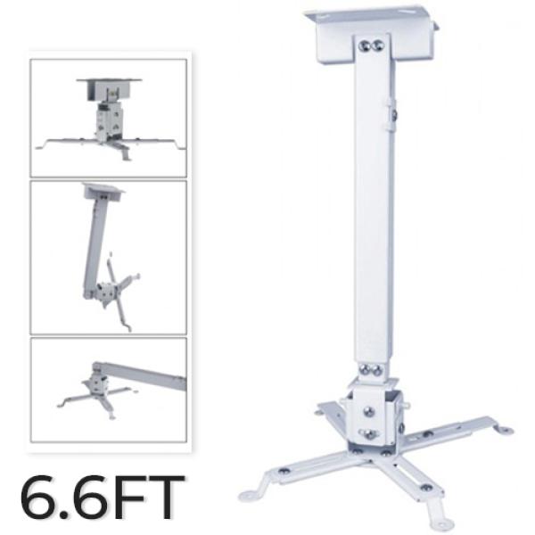 PROJECTOR CEILING MOUNT KIT HEAVY GAUGE (SQUARE TYPE) STAND 6.6FEET 2M