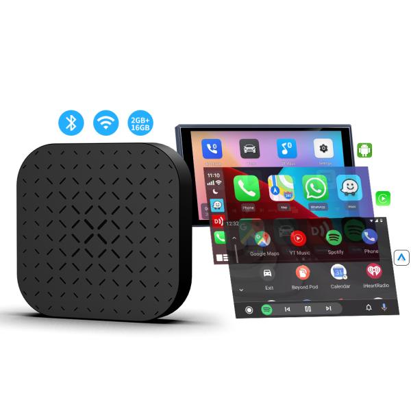 CARLINKIT T-BOX 2+16GB APPLE &amp; ANDROID 11.0 WIRELESS CARPLAY AI BOX