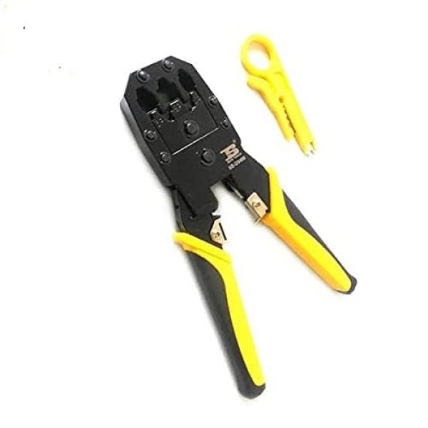 BOSI NETWORK PLUG CRIMPING TOOL 4P/6P/8P CUTTER &amp; STRIPPER