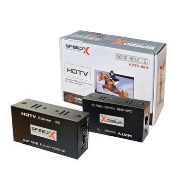 SPEEDX HDMI RANGE EXTENDER SINGLE LAN 60M