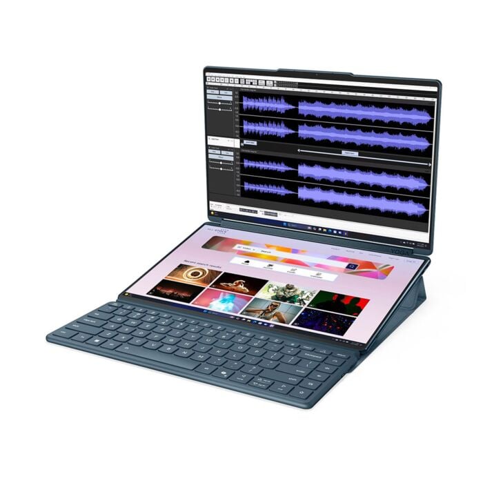 Lenovo Yoga Book 9 14 - Arrow Lake - Intel Core Ultra 9 285H (Series 2) 16-Core Processor 32-GB 1-TB SSD Intel Arc 140T GC 2x 14" 2.8K WQXGA+ 1800P OLED 120Hz x360 Touchscreen Convertible Display W11 TPM