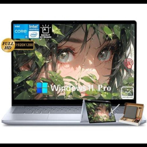 Dell Inspiron 14 7440 2-in-1 Touch Laptop - Core 5 120U, 16GB RAM, 512GB SSD, 14 Inches FHD+ X360, Ice Blue