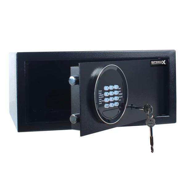 SPEEDX SP-SF101 STEEL PLATE SECURITY SAFE LOCK HIGH PROTECTION ALARM SYSTEM H200×W430×D360mm