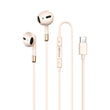 Remax Rm-05a Metal Type-c Wired Earphones With Mic (apricot)